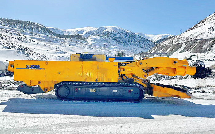 F10硬巖，徐工EBZ260單日掘進(jìn)破9米！