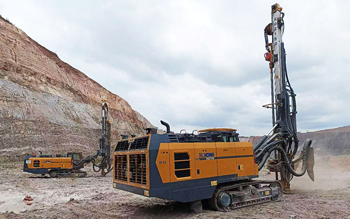 首次進(jìn)軍非洲銅礦！徐工潛孔鉆機(jī)日進(jìn)尺416m