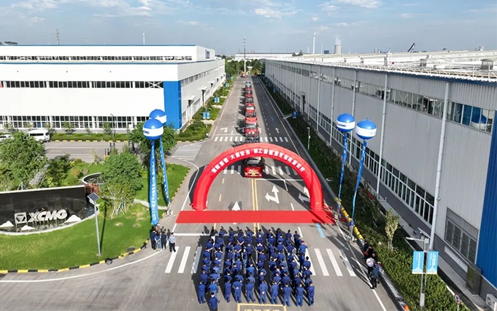 發(fā)車！100+徐工新能源電動(dòng)叉車盛大交付