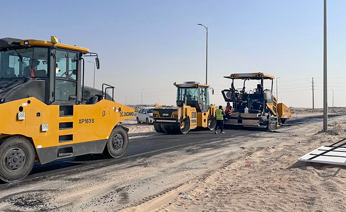 徐工成套化道路設(shè)備助力沙特2030愿景！