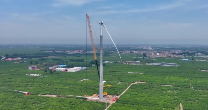 “全球第一吊”再臨燕趙！166米，XCA4000助力華北綠電