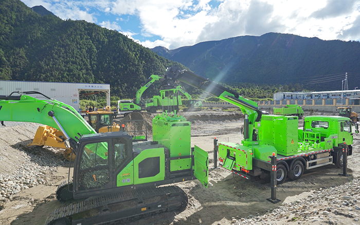 工程補能總卡殼？徐工移動換電車讓設備8分鐘滿電復工