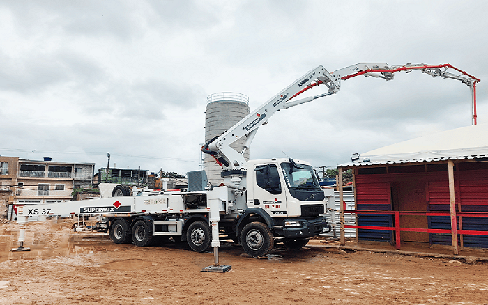 XS37泵車(chē)助力圣保羅