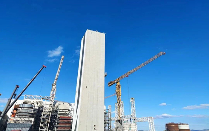 超大噸位！徐工塔機(jī)助力碳中和產(chǎn)業(yè)加速發(fā)展