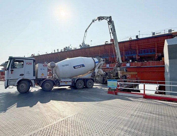 超級(jí)工程！徐工成套化裝備澆筑兩岸融合之路