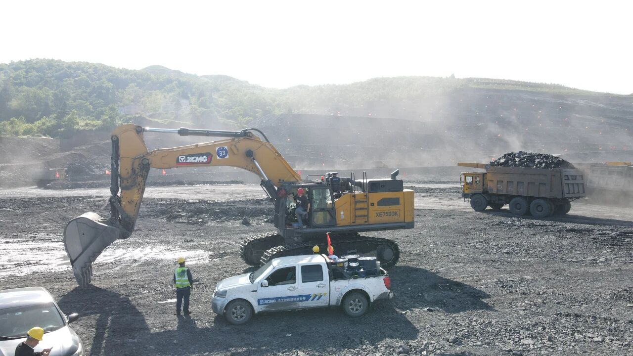 徐工XE750GK礦山“高效勞?！睂?shí)績亮眼，助力煤礦降本增效