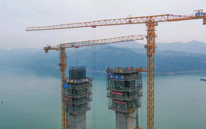 壯觀 | 徐工助建萬里長(zhǎng)江上的璀璨明珠